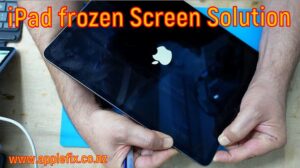 ipad stuck on frozen screen