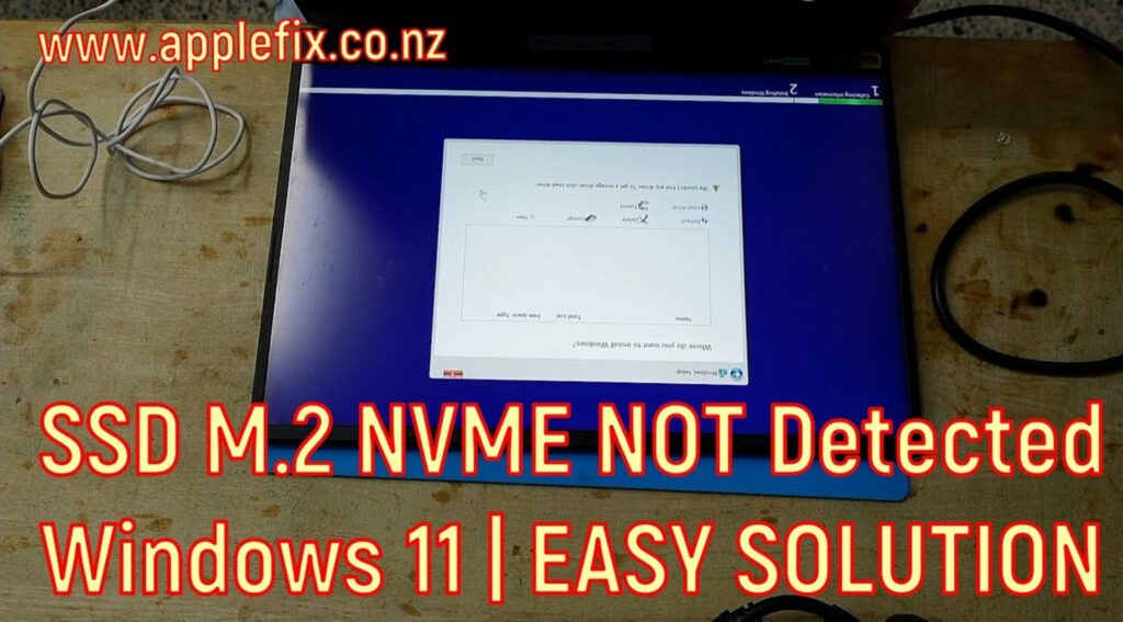 windows 11 ssd not detected