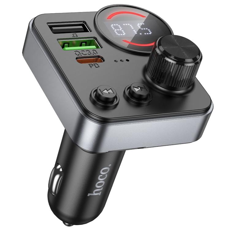 Hoco E86 High Power in Car Wireless FM Transmitter - Image 2